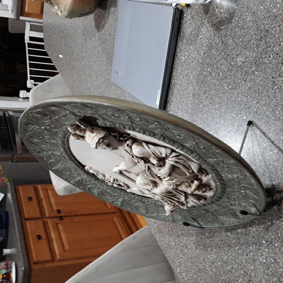 Greek Relief Plate Dimensional Wall or use Plate Rack - Picture 6 of 7